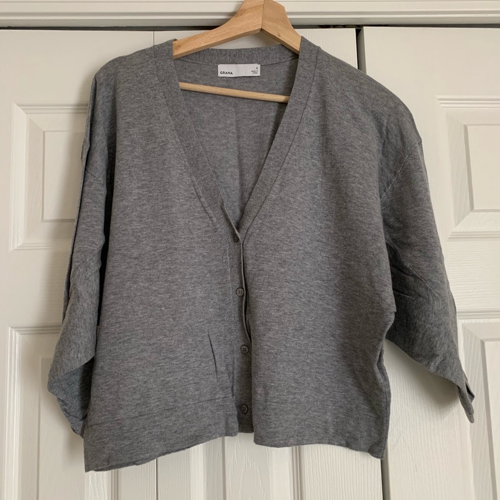 Grana Dolman Sleeve Cardigan, Organic Cotton